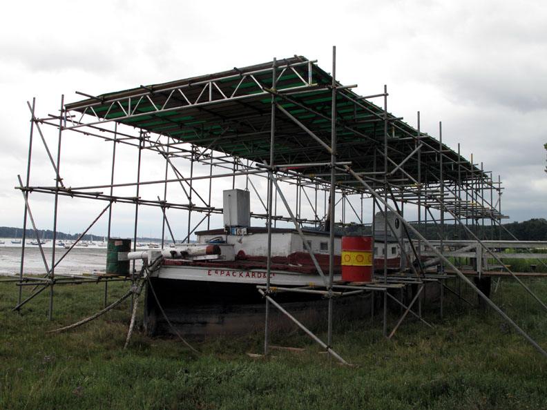 The boat before the start of renovations